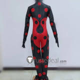 Miraculous World Paris Tales of Shadybug and Claw Noir Shadybug Evil Black Red Bodysuit Cosplay Costume