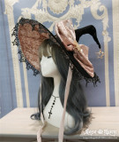 Rose Thorn  Polar Night Sky Halloween Lolita Witch Hat
