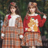 Miss Point ~Little Fox in Woods Knitwear Sweater
