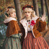 Miss Point ~Little Fox in Woods Sweet Lolita Coat and Cape
