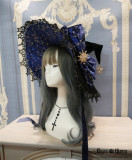 Rose Thorn  Polar Night Sky Halloween Lolita Witch Hat