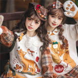 Miss Point ~Little Fox in Woods Sweater Vest