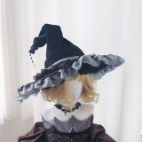 Black Magic Hat Halloween Lolita Witch Hat