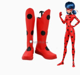 Miraculous Tales of Ladybug Season 6 Chat Noir Cat Noir Rabbit Noir Ladybug Shadybug Evil Red Black Cosplay Shoes Boots
