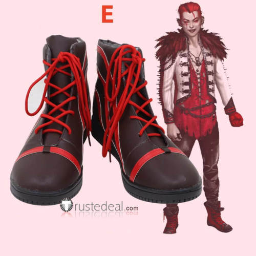 Dead by Daylight Fire Moon Performer Trickster Ghost Face Ghostface The Trickster Ji Woon Hak Nea Karlsson Cosplay Shoes Boots