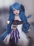 League of Legends LOL NEW Gwen Space Groove Withered Rose Syndra Purple Blue Purplish Cosplay Wigs