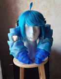 League of Legends LOL NEW Gwen Space Groove Withered Rose Syndra Purple Blue Purplish Cosplay Wigs