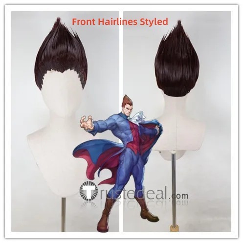 Darkstalkers Demitri Maximoff Brown Styled Cosplay Wig