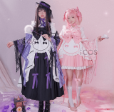 iCOS Puella Magi Madoka Magica Kaname Madoka Akemi Homura Kimono Cosplay Costume