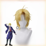 Jojo's Bizarre Adventure Dio Brando Young Blonde Prestyed Cosplay Wig