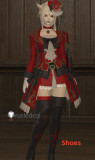 Final Fantasy XIV FF14 FFXIV Female Red Mage Cosplay Costume