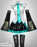 Vocaloid Original Hatsune Miku Cosplay Costume Patent Leather
