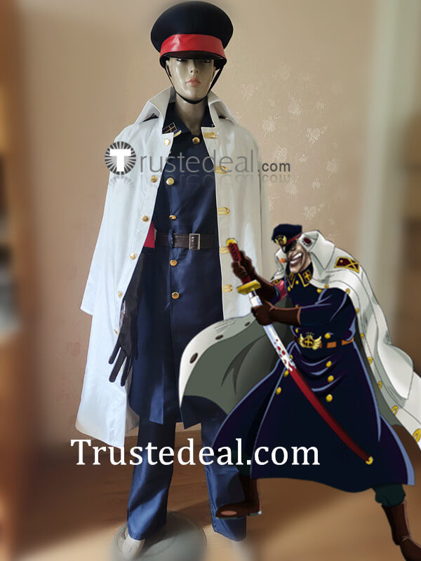 One Piece Shiliew Shiryu of the Rain Pirates Magellan Cosplay