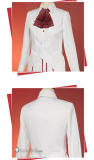 Hazbin Hotel Alastor White Suit Cosplay Costume