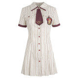 Kyouko Harry Potter Stripe Shirt Dress Set