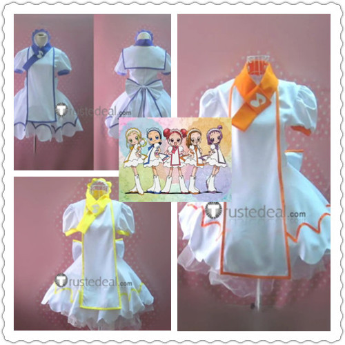 Ojamajo Doremi Patissier Momoko Onpu Doremi Hazuki Aiko Yellow Purple Blue Cosplay Costume