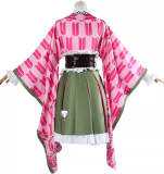 Kimetsu no Yaiba Demon Slayer Mitsuri Kanroji 5th Anniversary Pink Kimono Cosplay Costume