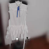 AnoHana The Flower We Saw That Day Meiko Honma Menma White Cosplay Costume