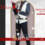 Genshin Impact Diluc Cosplay Costume Custom Size Plus Size
