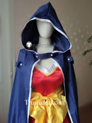 Fairy Tail Crime Sorciere Meredy Jellal Ultear Blue Cloak Cape Cosplay Costume