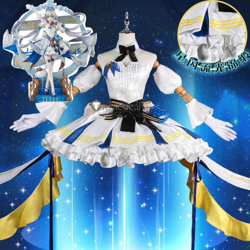 Vocaloid Luo Tianyi 10th Anniversary Shi Guang Ver. Cosplay Costume