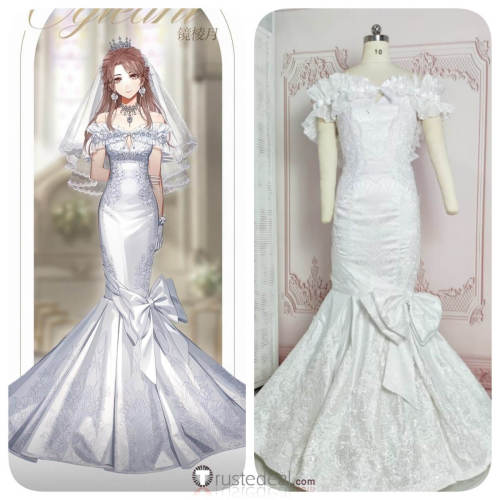Light and Night Heroine Wedding Dress Midzomer Ogledni Cosplay Costume