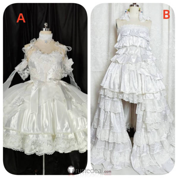 Light and Night Heroine Wedding Dress Comber Cosplay Costume