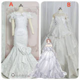 Light and Night Heroine Wedding Dress Midzomer Ogledni Cosplay Costume
