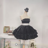 Vocaloid Miku Hatsune Luka Megurine Magnet Black Lolita Dress Gown Cosplay Costume