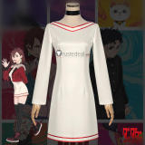 Dandadan Momo Ayase Casual Red Coat Seiko Ayase Cosplay Costume
