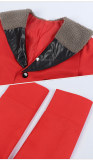 Dandadan Momo Ayase Casual Red Coat Seiko Ayase Cosplay Costume