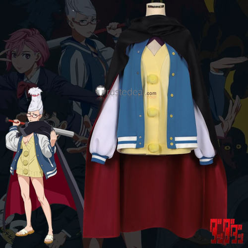 Dandadan Momo Ayase Casual Red Coat Seiko Ayase Cosplay Costume