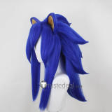 Sonic The Hedgehog Sticks the Badger Blue Brown Prestyled Cosplay Wig