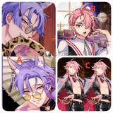 NU Carnival Kuya Aster Pink Purple Prestyled Cosplay Wig
