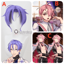 NU Carnival Kuya Aster Pink Purple Prestyled Cosplay Wig