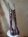 Commission League of Legends LOL Tranquility Dragon Karma Cosplay Boots Shoes
