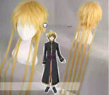 Saint Seiya: The Lost Canvas Hades Alone Blonde Black Cosplay Wig