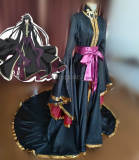 Saint Seiya The Lost Canvas Hades Alone Black Purple Cosplay Costume