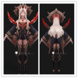 Commission League of Legends LOL Immortalized Ahri Cosplay Boots Shoes
