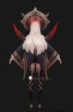 Commission League of Legends LOL Immortalized Ahri Cosplay Boots Shoes
