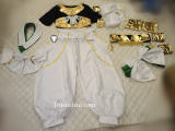 Fate Grand Order FGO Tamamo no Mae Amaterasu Golden White Face Cosplay Costume