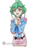 YuGiOh Rin Vector Kamishiro Reginald Kastle Izinski Aigami Blue Green Prestyled Cosplay Wig
