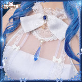 (BFM) ChuShouMao Genshin Impact Ganyu Doujin Fanart Wedding Lolita Cosplay Costume