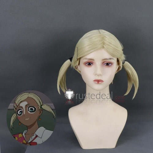 Dandadan Okarun Momo Ayase Muko Blonde Prestyled Cospay Wig