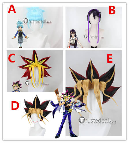 YuGiOh Sora Perse Shiunin Kurosaki Ruri Yugi Muto Prestyled Blue Cosplay Wig