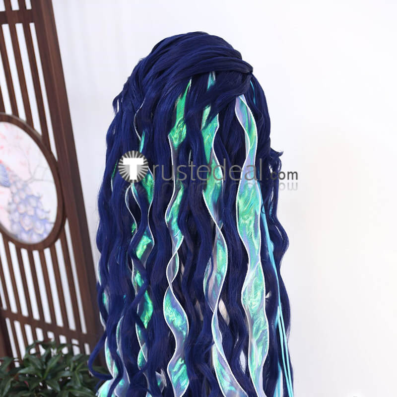 Ne Zha 2 Ao Guang Ao Run Blue Silver Prestyled Lace Front