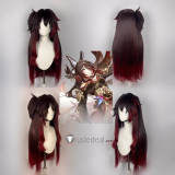 Commission Honkai Star Rail Feixiao Fugue Tingyun Sampo Blue Silver Ponytail Prestyled Cosplay Wig