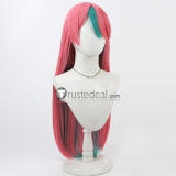 Crazy Raccoon Selly Halloween Pink Cosplay Wig Headset Props Accessory