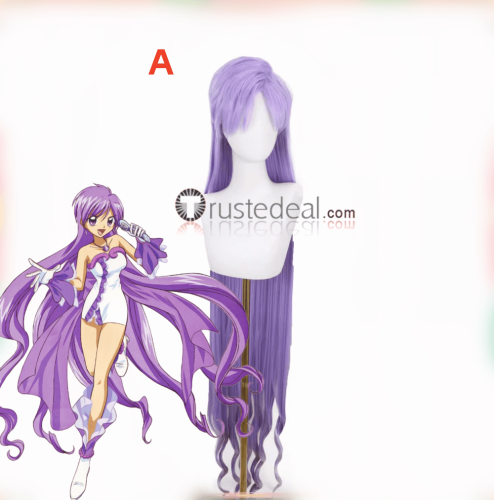 Mermaid Melody Lucia Nanami Caren Rina Toin Hanon Hosho Blue Blonde Green Purple Cosplay Wigs