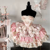 Poshepose Bunny Rabbit Dance Pink Green Lolita Dress Official